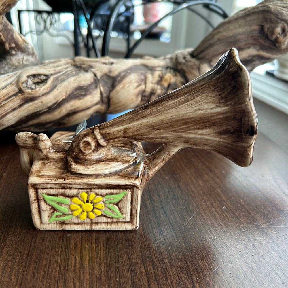 Vintage Ceramic Victrola Music Box
